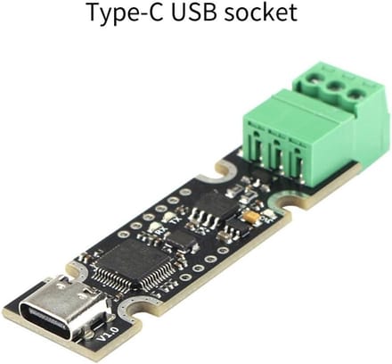 USB naar CAN Adapter - CANable CandleLight - Firmware Updates - STM32F072 Controller - 7 x 3 x 1 cm