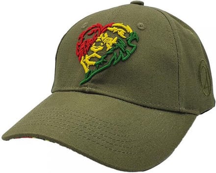 Lauren Rose - Lionhearted 420 Rasta - Pet - Snapback - One Size - Groen