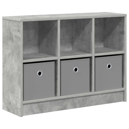 vidaXL - Dressoir - Beton - Grijs - 73,5 - x - 22,5 - x - 53,5 - cm