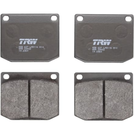 Remblokset TRW GDB637, voor