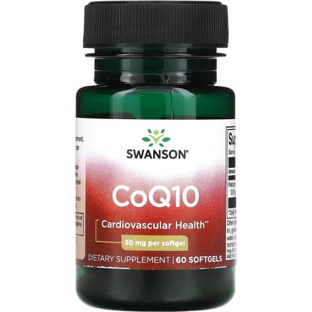 CoQ10, 30 mg, 60 zachte capsules