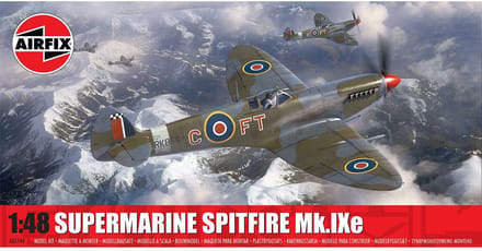 Airfix Modelbouwpakket Vliegtuigen - 05144 Supermarine Spitfire Mk.Ixe WWII - Brits Propellervliegtuig Plastic - 1:48 - Modelbouw