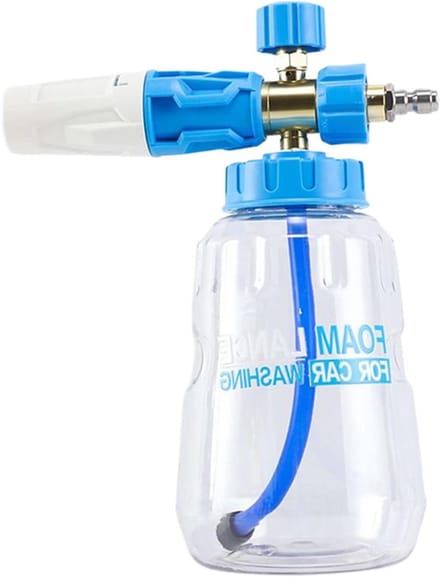 Autowasschuimsproeier - Druksproeier Schuimfles - Auto's Reinigen - Instelbare Schuimconcentratie - 1 liter - Blauw