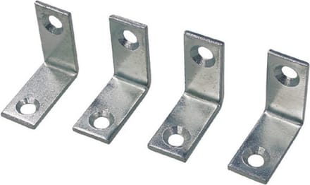 Tooltech Hoekbeugels - Roestbestendig - 25 x 2 mm - 4 stuks