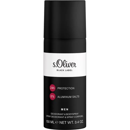 s. Oliver Black Label Men Deodorant Spray 150 ml