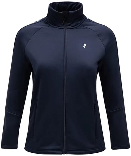 Peak Performance Rider Fleece Met Volledige Rits Blauw L Vrouw