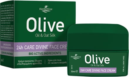 HerbOlive 24 uurs Gezicht creme*Olijfolie & Haverzijde* 50ml