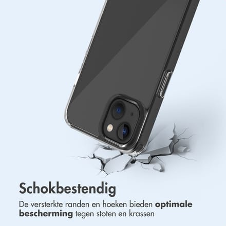 imoshion Hoesje - Geschikt voor Apple iPhone 13 Mini - Protective Backcover - Transparant