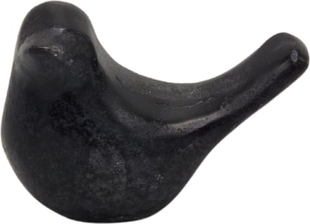 Urnenspecialist® - Urn - Vogel - Herinnering - Urntje - Bird - Natuur - Night Black - Grijs - 10cm