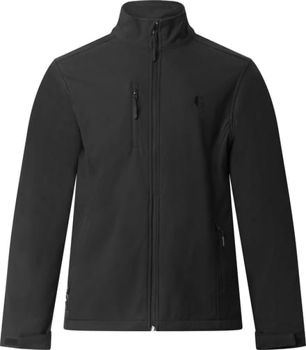 Gentlemen - heren softshell jasje - winddicht - waterafstotend - zwart - maat XXL