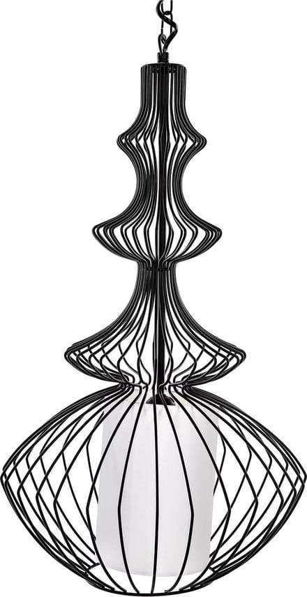 KOLVA - Hanglamp - Zwart - Metaal