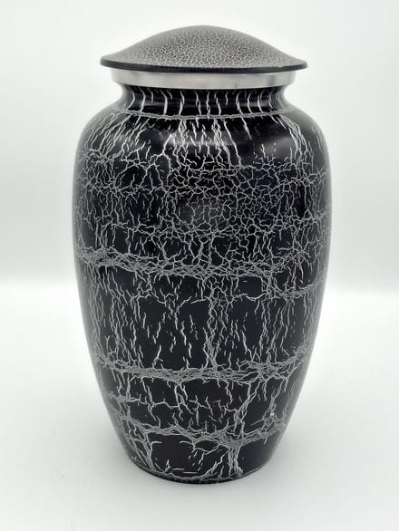 Urn Frosted black 11445A