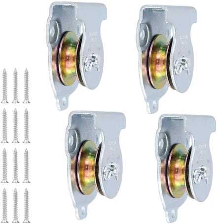 Dailygoods- Katrolrollen 37mm - Set van 4 - Draagvermogen 190kg