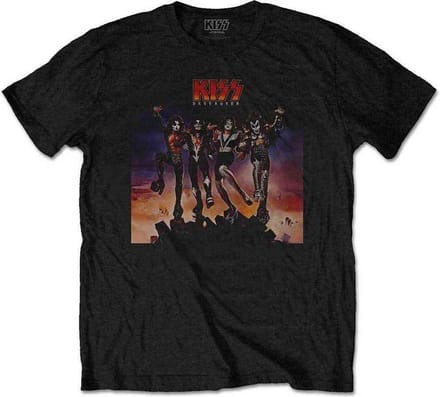 Kiss - Destroyer Heren T-shirt - S - Zwart