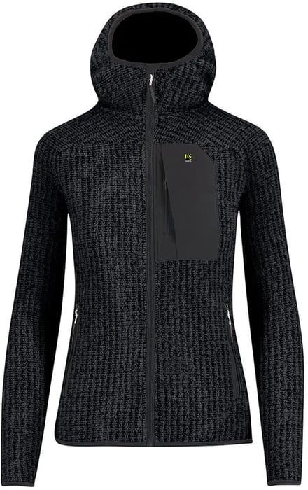 Karpos Rocchetta Evo Fleece Met Volledige Rits Zwart S Vrouw