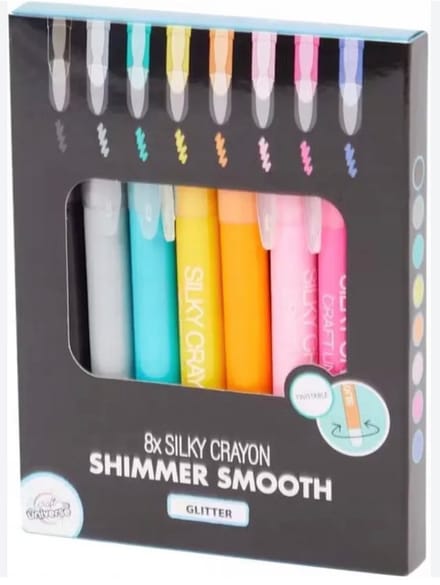 Silke crayon shimmer smooth