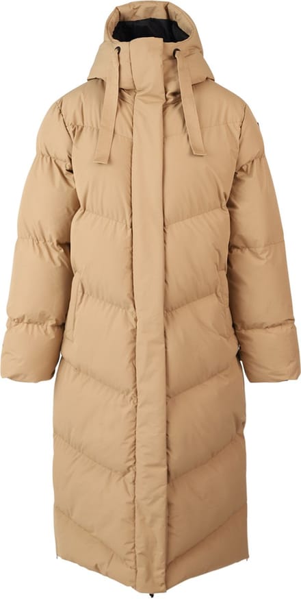 Brunotti Bigsury Dames Lange Puffer Jas - Beige - XS