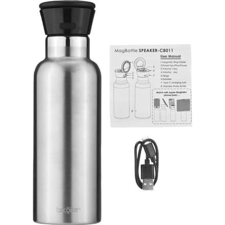 550ml Waterfles met BT Speaker Oplaadbare Magnetische Speaker Waterfles Roestvrij Staal Water L