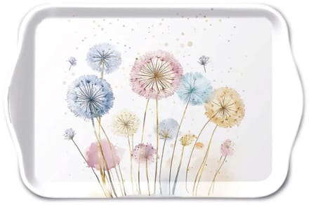 Tray melamine 13x21 cm Dandelions