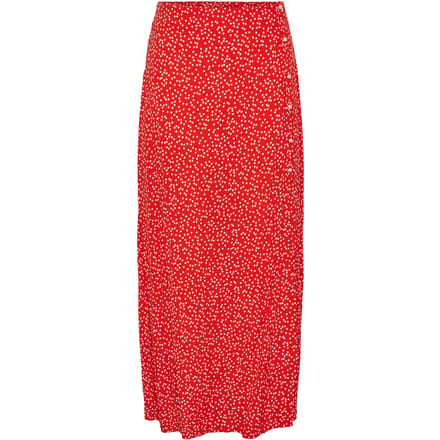 PIECES - PCSUI HW ANKLE SKIRT PA BC - Dames - Rokken
