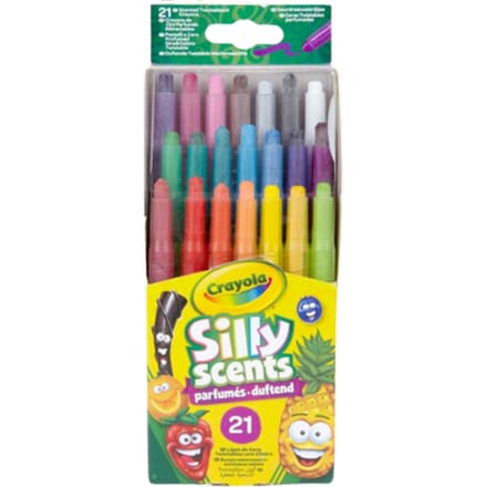 Crayola Mini Twistable Kleurpotloden met Geur - 21 stuks