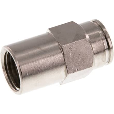 10mm x G1/4'' Messing Insteekfitting Binnendraad FKM [2 Stuks]