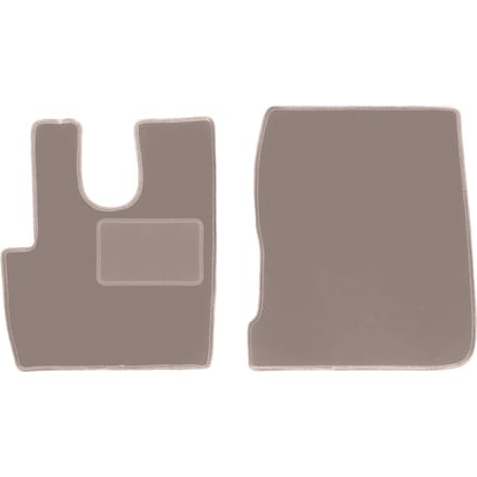 Beige veloursmatten voor: DAF CF truck (2014-)