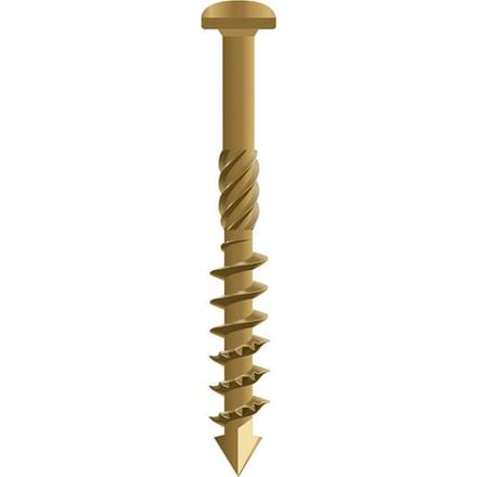 Dynaplus - Gevel- en potdekselschroef - Torx 20 - 4,5 x 80mm - AR-Bronze - CK (200 stuks)