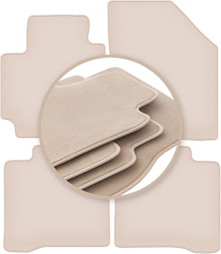 PREMIUM beige vloermatten voor: Suzuki Baleno II hatchback 2015-