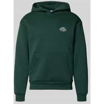 Hoodie met logoprint en kangoeroezak