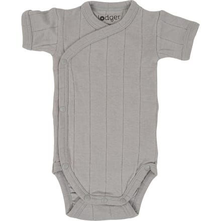Overslag romper sale korte mouw - Maat 62 - Perfecte Pasvorm - Grijs