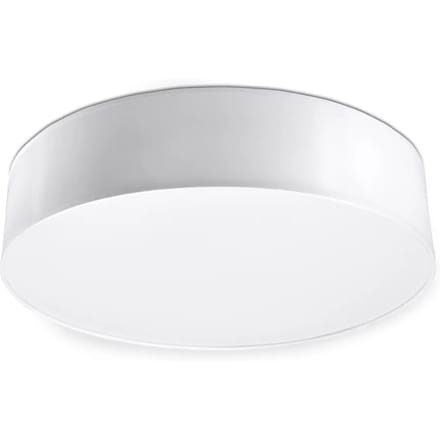 Sollux Lighting Plafondlamp Arena - E27 - wit - PVC - 11x45x45cm