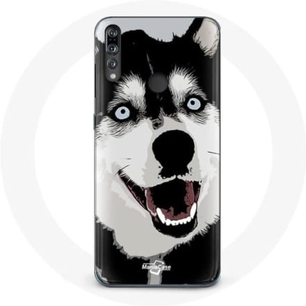 Coque - Husky de Sibérie - Huawei P30 Lite - Souple - Noir - Protection