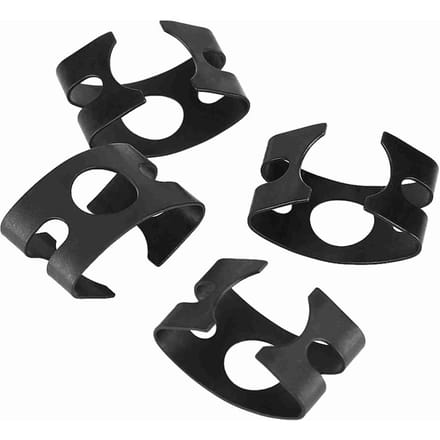 4 stuks Remleidingklemmen voor Golf MK1 MK2 Cabriolet Scirocco 1.6 1.8 GTI 4D0611715B black