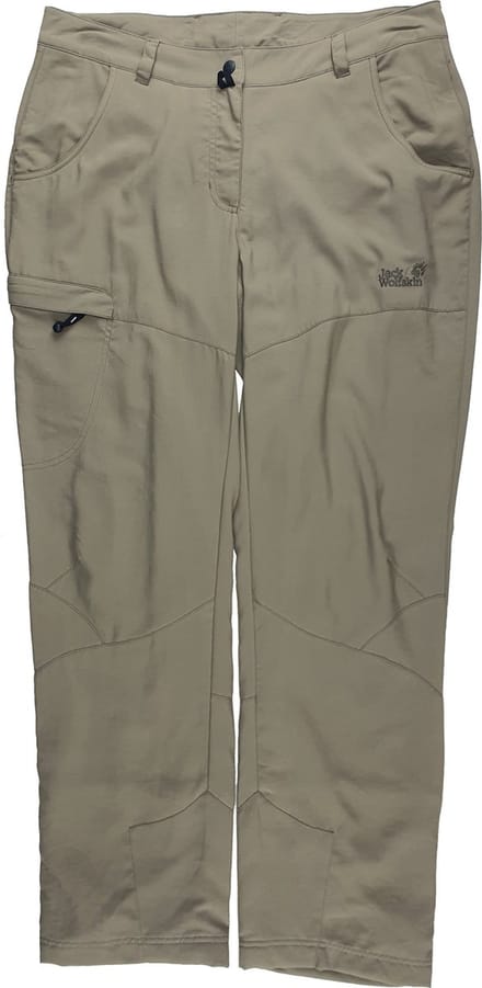 Jack Wolfskin Dames White Earth Pant Silver Mink Maat 46