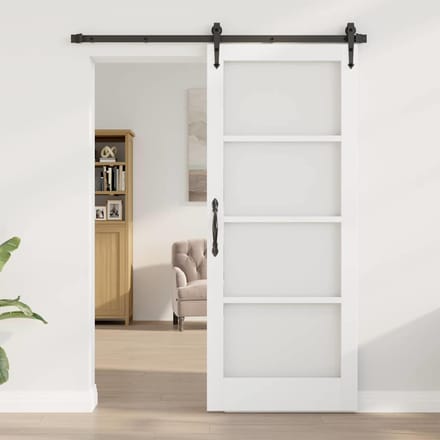 vidaXL - Interne - Deur - ORKDAL - Wit - geprimed - 83 - x - 202 - cm