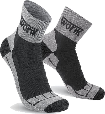 Worik - 2-Pack - Lichte Wandelsokken - Ademend Koel - Heren / Dames - grijs - 44-46 - MTHS