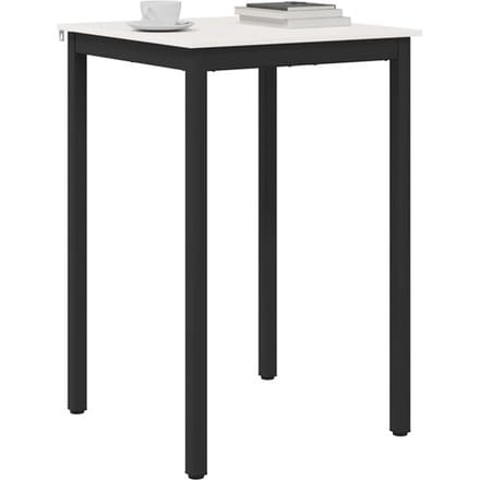 vidaXL - Bartafel - Wit - 70 - x - 70 - x - 105 - cm - Massief - grenenhout