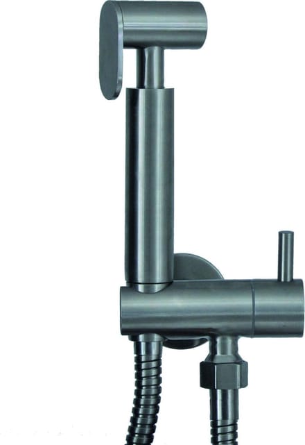 Wiesbaden 304 bidetset met handdouche en doucheslang geborsteld RVS