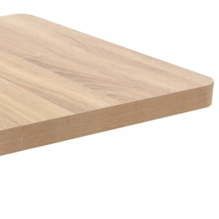 vidaXL - Bistrotafel - 60x60 - cm - MDF - lichtbruin
