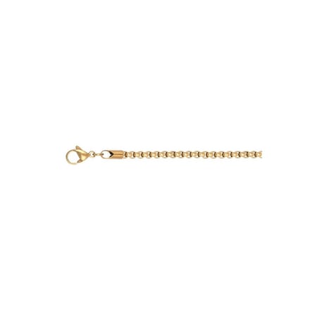 iXXXi Men-Halsketting 60cm-Goudkleurig Mat-Heren Collier