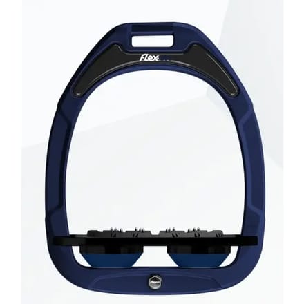Platte Ultra Grip Marine/Zwart/Marine stijgbeugels Flex-On Green Composite