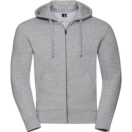 Authentic Full Zip Hoodie Sweatshirt 'Russell' Light Oxford - S