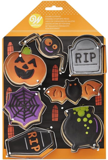 Wilton Uitsteekvormpjes Set - Koekvormpjes - Halloween - 7 Stuks