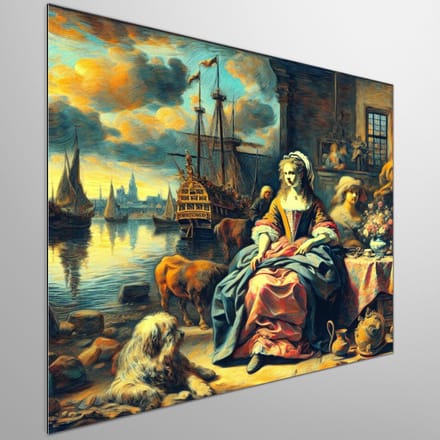 Kunstprint | Wanddecoratie | Dibond | 40 × 40 cm