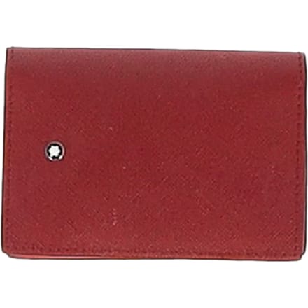 Montblanc Flap Cardhouder in Rood Kalfsleer