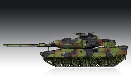 Trumpeter Modelbouwpakket Militaire voertuigen - 07192 Leopard 2A6EX - main battle tank - export variant Plastic - 1:72 - Modelbouw