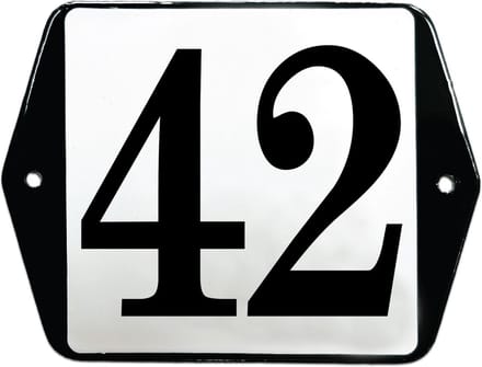Emaille huisummer model oor - 42
