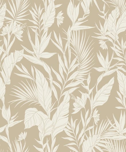 Dutch Wallcoverings - Omura- Lucia Forest beige - A71101
