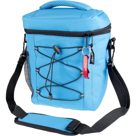 Rubytec Koeltas - 8 L - Koelbox - Geïsoleerde Lunchtas - Inclusief Koelelement - Coolerbag met Gaasvak - Blauw
